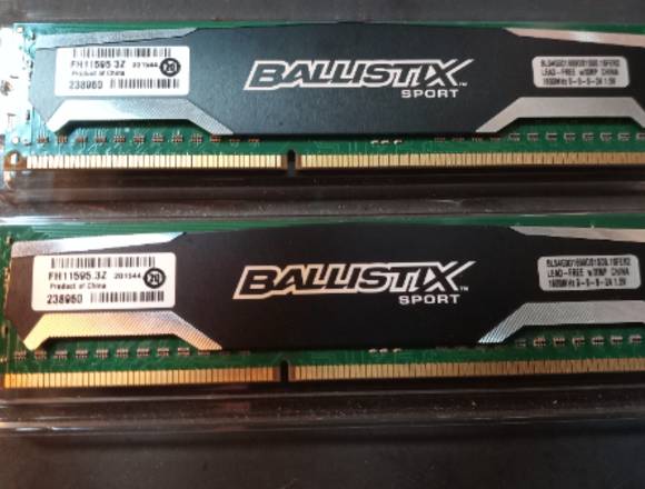 4GB DDR3 RAM 2x Crucial Ballistix sports in Hamburg (Lokalität)