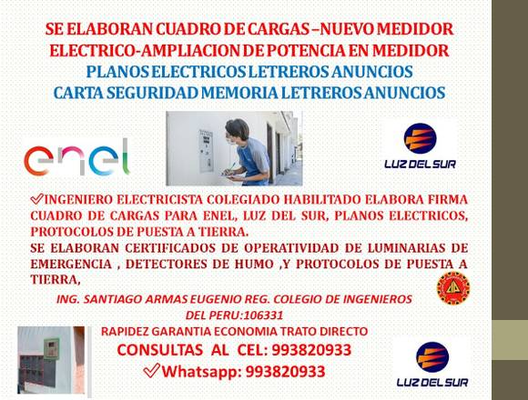 PLANO MEDIDOR ENEL LUZ DEL SUR en Lima (Lima 1) (Distrito)