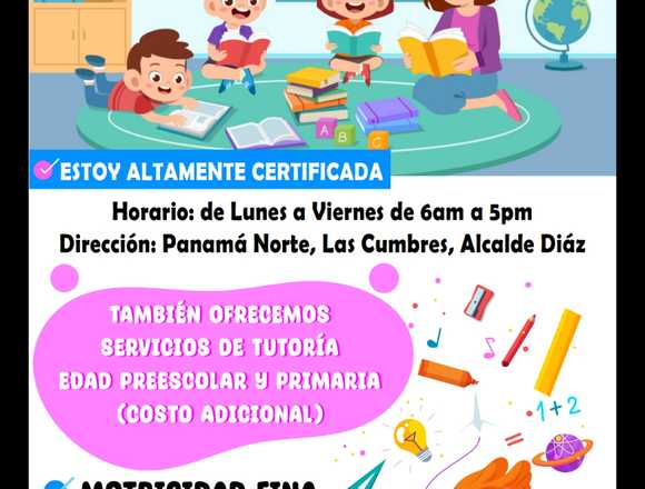 Cuidado de niños y tutorias en Panamá (Distrito)