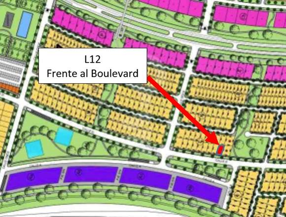 Vendo Terreno 200m2 en Boulevard Park Plaza en Castilla (Distrito)