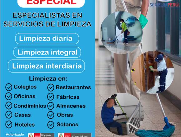 Servicios de limpieza en Lima (Lima 1) (Distrito)