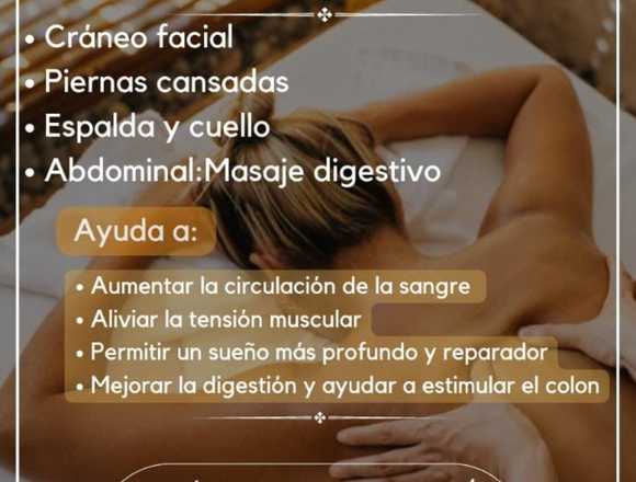 MASAJES PROFESIONALES ANTIESTRES TERAPEUTICOS en Medellín (Municipio)