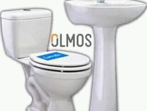 Juego de baño nuevos OLMOS poceta y lavamanos en García (Municipio)