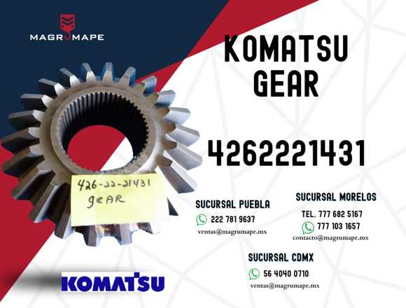 Komatsu gear 4262221431