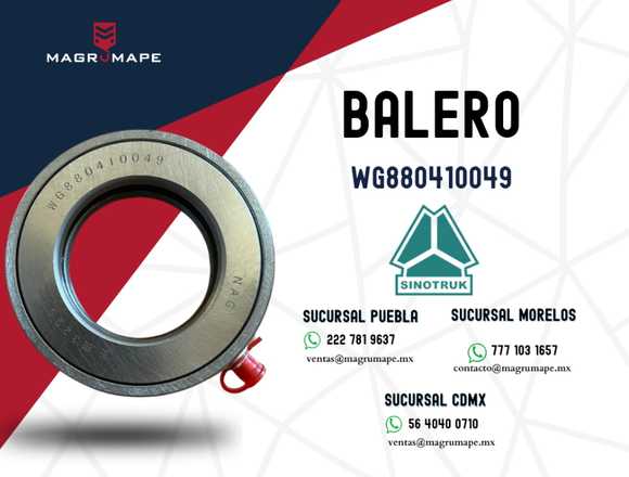 BALERO - MARCA SINOTRUK-WG880410049 en Cuernavaca (Municipio)