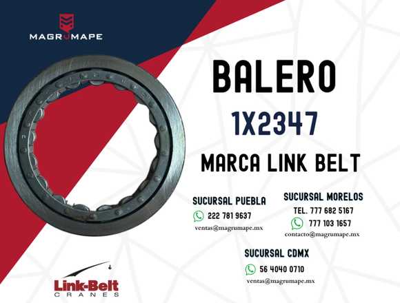 BALERO - MARCA LINK BELT-1X2347 en Cuernavaca (Municipio)