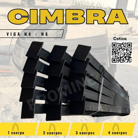 Cimbras en viga H4 – Estructura de 2 cuerpos en Trujillo (Distrito)