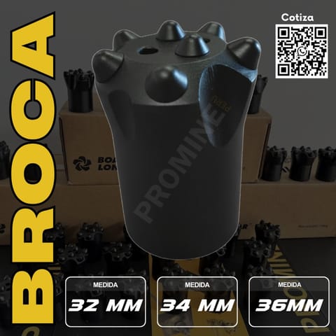 Broca cónica 34 mm / 36 mm – 7 botones alternativa en Cajamarca (Distrito)