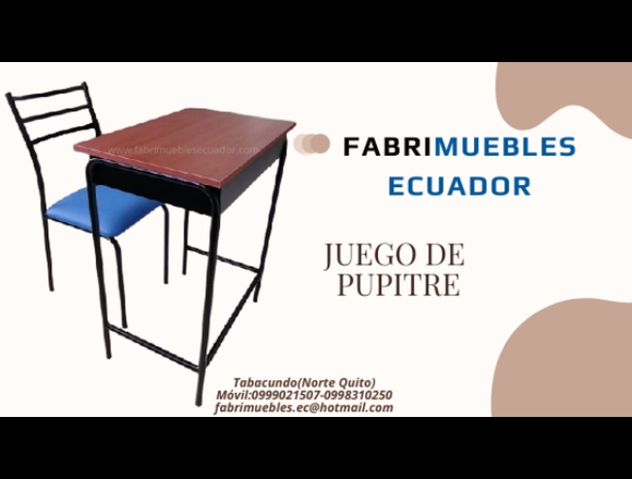 JUEGO DE PUPITRE en Pedro Moncayo (Cantón)