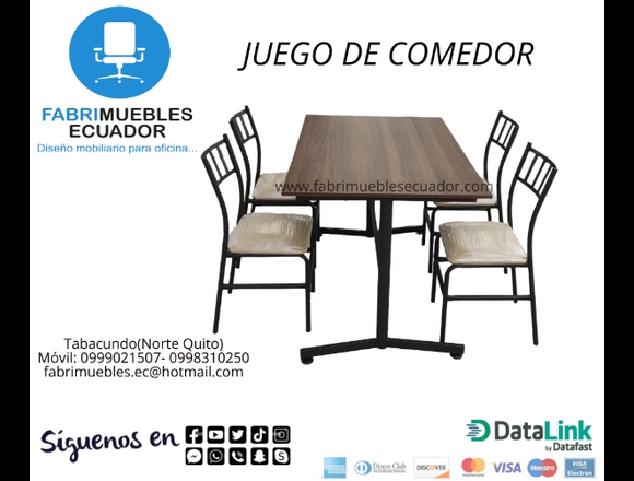 JUEGO DE COMEDOR en Pedro Moncayo (Cantón)
