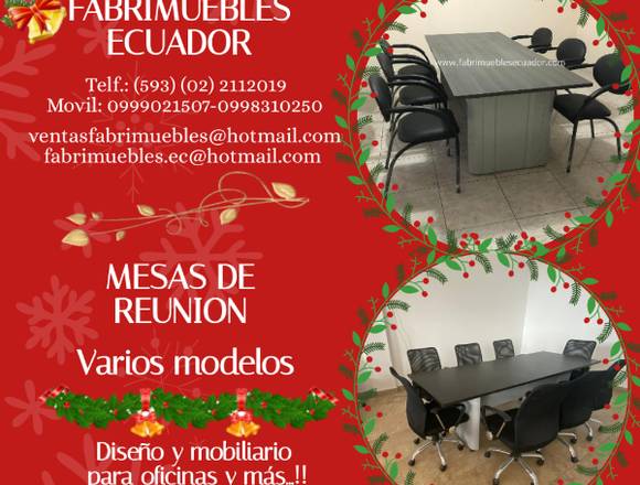 MESAS DE REUNION-VARIOS MODELOS en Pedro Moncayo (Cantón)