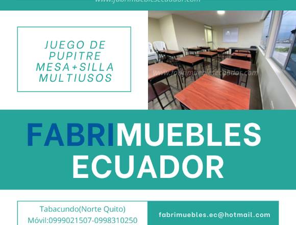 JUEGO DE PUPITRE -MESA+SILLA MULTIUSOS en Pedro Moncayo (Cantón)
