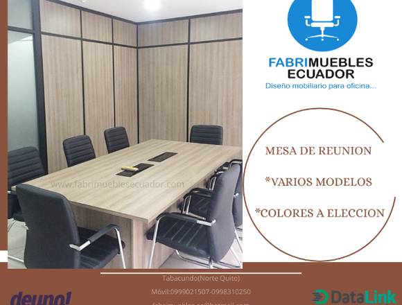 MESA DE REUNION VARIOS MODELOS en Pedro Moncayo (Cantón)