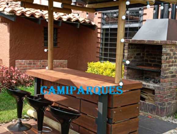 MESA PARA BBQ HERMOSA - mesas para exteriores