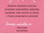 PERSONAL PARA SALÓN DE BELLEZA