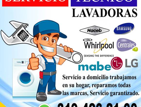 Servicio tecnico y mantenimiento para lavadoras en Santiago de Cali (Municipio)