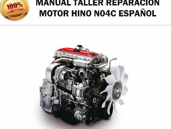 Manual Taller Reparacion Motor Hino N04c Español en Santa Marta (Municipio)