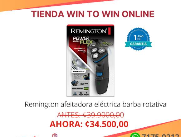 Remington afeitadora eléctrica barba rotativa en San José (Cantón)
