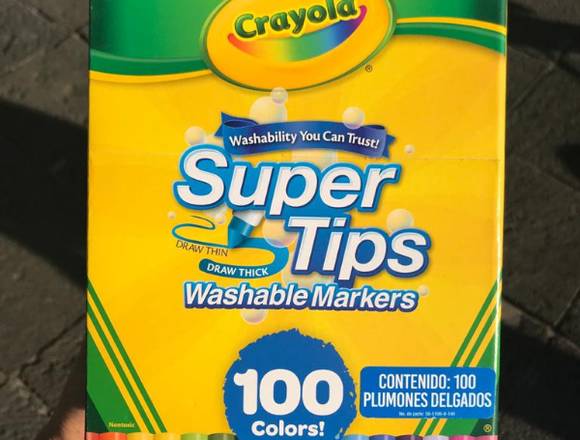 Crayola Super Tips 100 piezas,stabilo y mucho más en Cuauhtémoc (Municipio)
