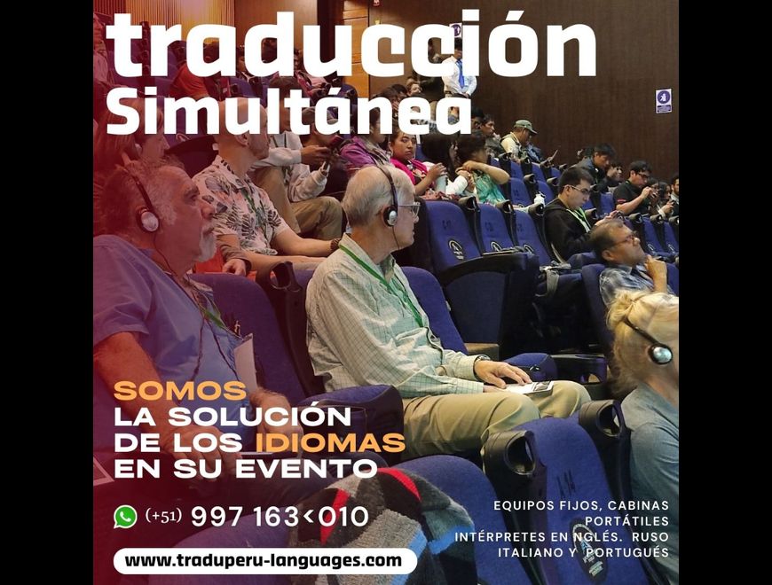 Cabinas traducción simultánea Piura, Pucallpa Lima
