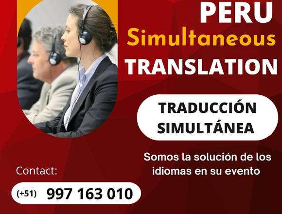 Equipos traducción LIMA CUSCO PIURA / 997163010 en Surquillo (Lima 34) (Distrito)