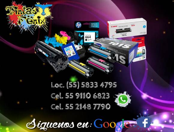 RECARGA DE CONSUMIBLES TINTA Y TONER
