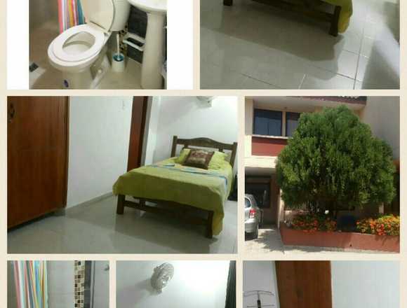Arriendo habitación en el barrio de manga