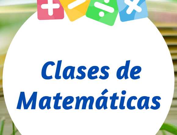 Clases de Matemáticas, Primaria y secundaria en Barcelona (Municipio)