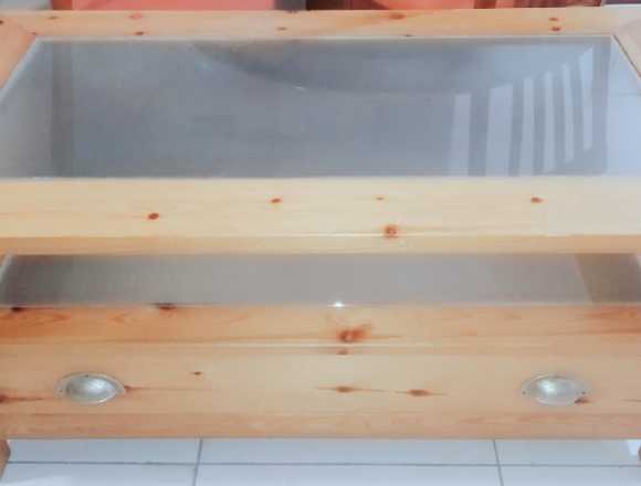 Mesa de madera y cristal en Oliva (Municipio)