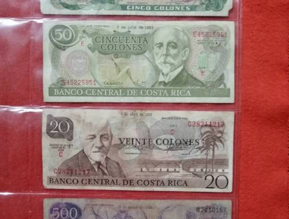 Set de varias billetes en Heredia (Cantón)