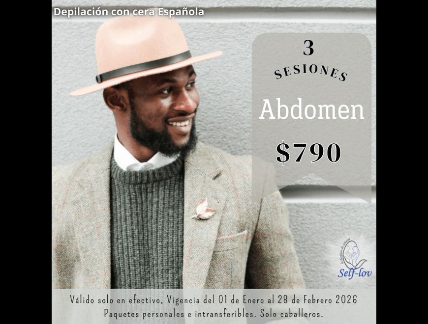 Depilación con cera española para hombres