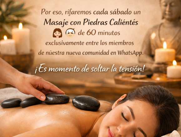 Masaje con Piedras Calientes Gratis