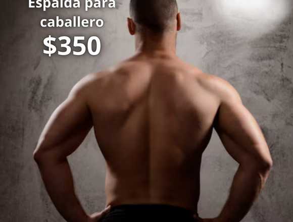 Depilación para caballero