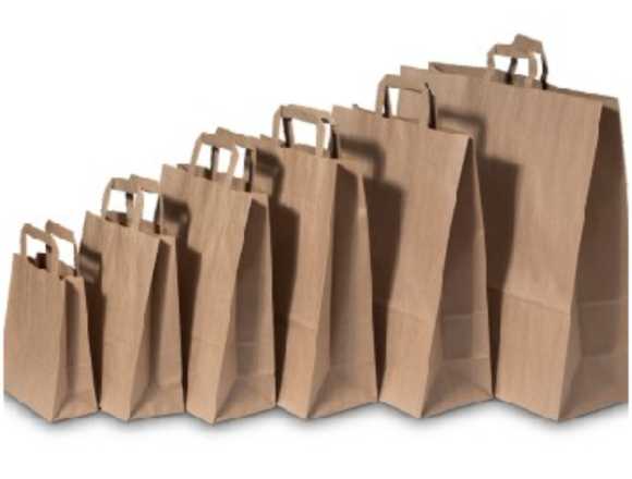 Bolsas de papel asa plana hawana 18+8X22 en Lloret de Mar (Municipio)