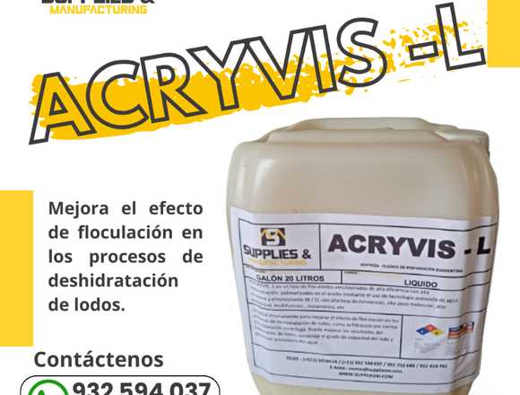ACRYVIS – L / Aditivo – Fluidos para minería en Tarapoto (Distrito)