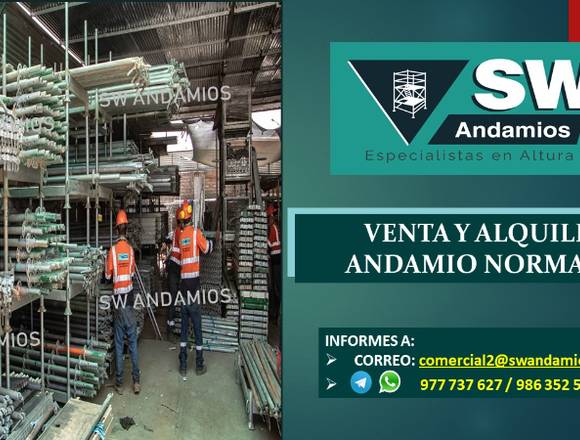 ALQUILER Y VENTA DE ANDAMIO NORMADO