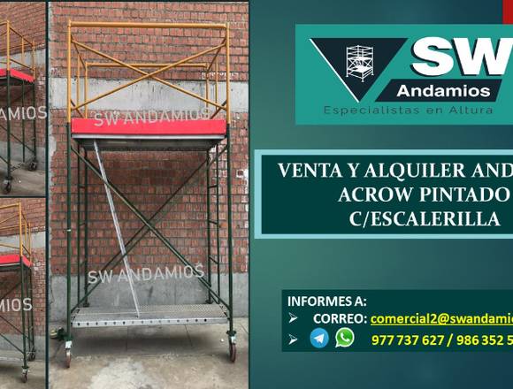 ALQUILER Y VENTA DE ANDAMIO CERTIFICADO