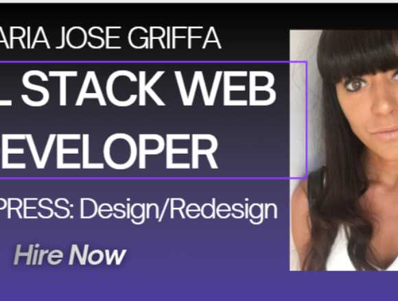 Programadora Web Full Stack, diseño de sitios web en La Argentina (Localidad)
