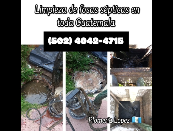 Limpieza de fosas sépticas en Guatemala en Retalhuleu (Municipio)