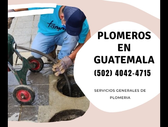 Sin romper piso destapes con máquina 4042-4715 en Ciudad de Guatemala (Municipio)