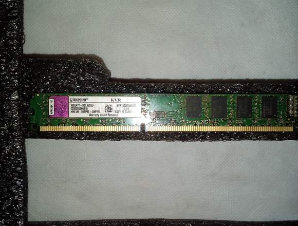 Memoria Kingston Ddr 3 - 2 Gb - 1333 Hz en Lago Buenos Aires (Localidad)