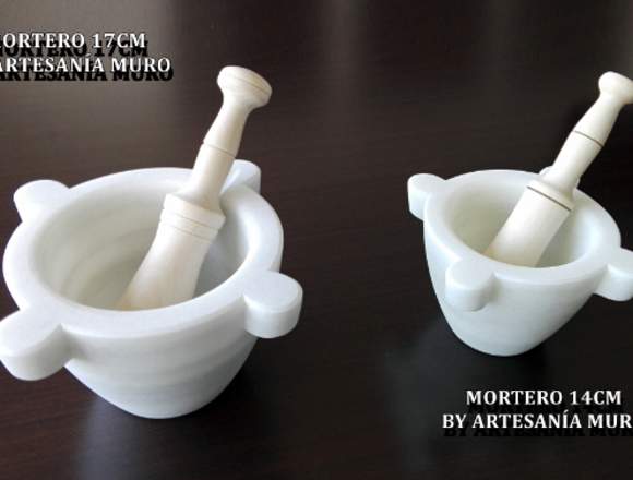Morteros de mármol blanco Macael. Fabricante en Almería (Municipio)