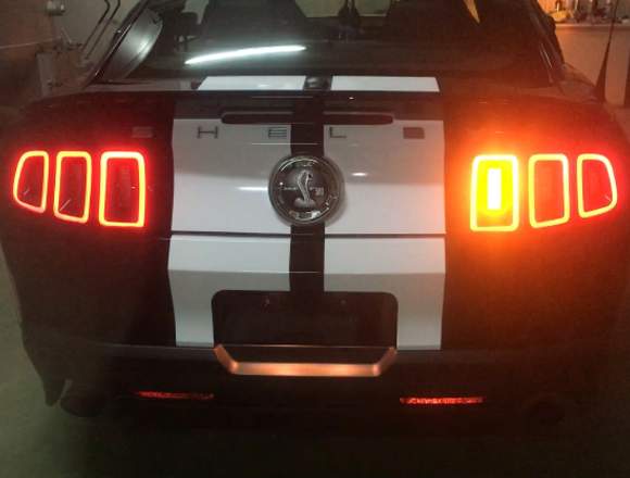 Mustang intermitentes amarillos led secuencial