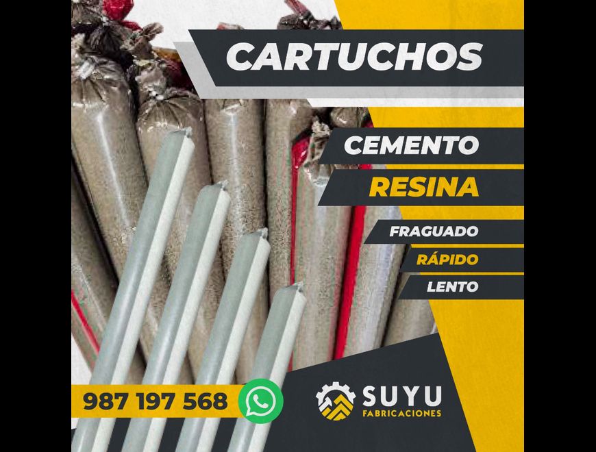 CARTUCHO DE RESINA Y DE CEMENTO- SUYU FABRICACIONE en Callao (Callao 1) (Distrito)