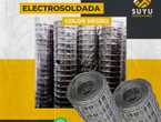 MALLA ELECTROSOLDADAS ALAMBRE NEGRO N°8-N°10