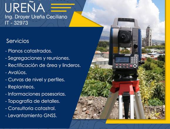 Servicios topográficos en Cartago (Cantón)