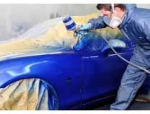 Repuestos, lubricantes, planchado y pintura