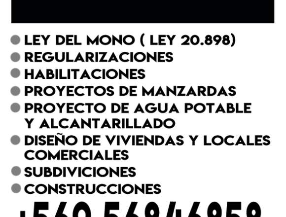 Regularizacion y proyectos de vivienda en Santiago (Comuna)