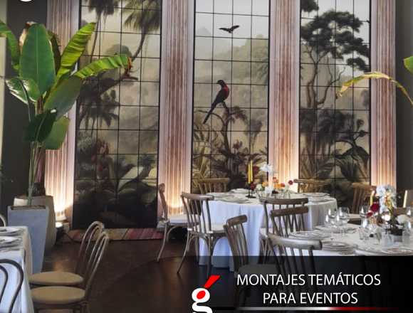 ALQUILER DE ESCENOGRAFÍAS Y MONTAJES PARA EVENTOS en Santiago de Cali (Municipio)
