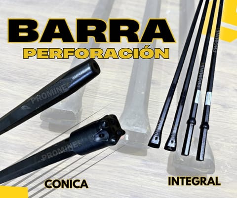 Barra cónica / Barreno integral –Acero perforación en Arequipa (Distrito)